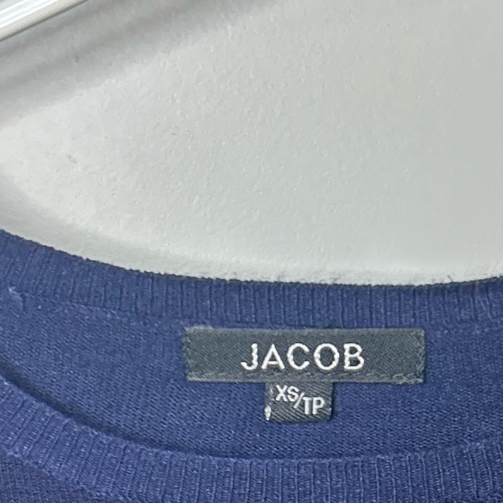 Jacob Deep Blue Fitted Tee - Picture 5 of 5